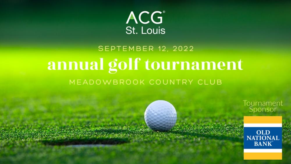 ACG St. Louis 2022 Annual Golf Tournament ACG St. Louis